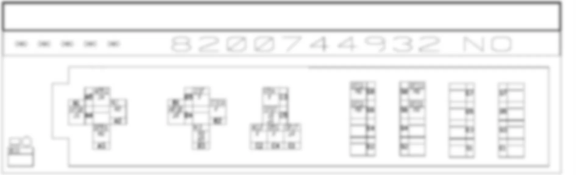 Электросхема ЩИТОК ПРЕДОХРАН. И РЕЛЕ для Renault Clio III 2005-2012 ...